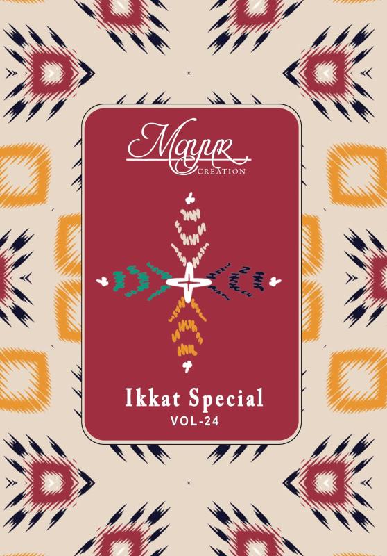 Mayur ikkat special vol-24 princess wholesale dress material in hyderabad